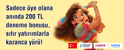 Hoş Geldin Bonusu promotion